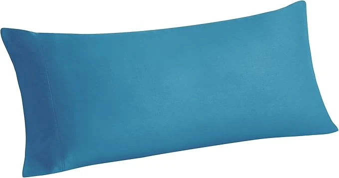 Clean BEDELITE Body Pillow Case Cover Rayon Made from Bamboo Cooling Body Pillow Cover for Hot Sleepers and Night Sweats Breathable amp Silky Soft Full Long Pillow Case Teal 20x54 Inches Secure