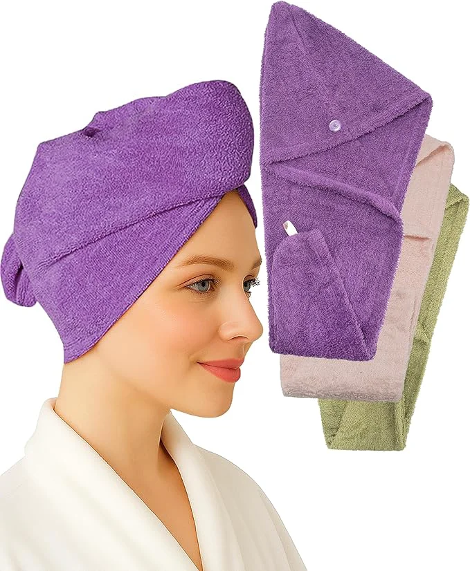 Traditional Textila Cotton Hair Wrap Towels Versatile