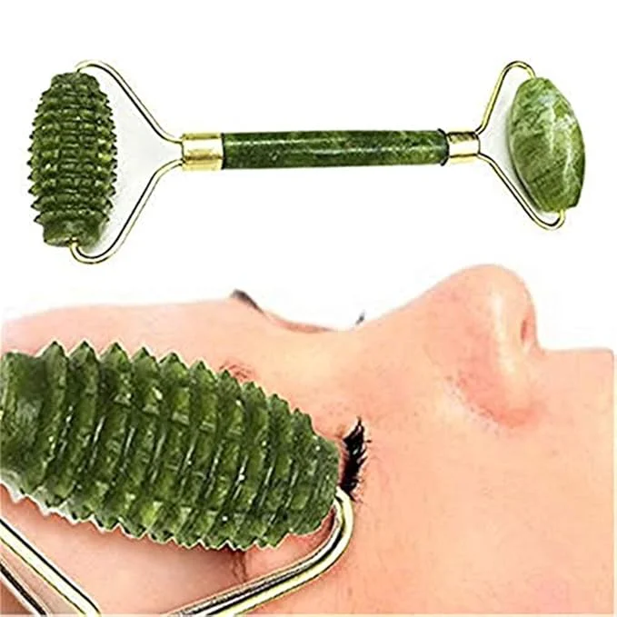 Specialty shenghang Emerald Facial Roller Massager Anti-Wrinkle and Relieve Edema Facial Solid