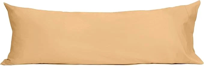 Excellent Sunflower Body Pillowcase Cotton Long Pillow Cover Case Envelope Closure 1 Pack 20×54 inches Desert Mist Soft and Breathable Detailed