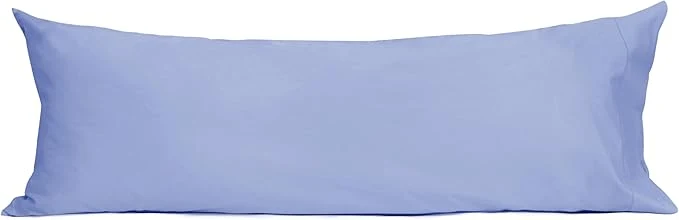 Sophisticated Sunflower Body Pillowcase Cotton Long Pillow Cover Case Envelope Closure 1 Pack 20×54 inches Purplish Blue Soft and Breathable Contemporary