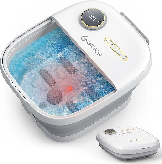 Genuine Gideon Foot Spa Massager Heated Foot Bath Luxury Therapeutic Massager Long-Lasting