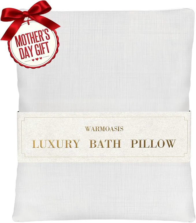 Superior Luxury Bathtub Pillow Gift for Mother's Day Neck Back Support Quick-Drying Prestigious