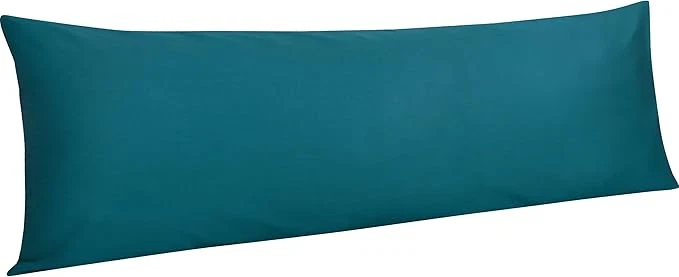 Fast NTBAY Egyptian Cotton Body Pillowcase - 500 Thread Count Cotton Body Pillow Cover - Soft and Breathable Envelope Closure Body Pillowcase for Adults 20x54 Inches Slate Blue Exclusive