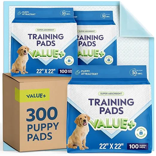 Minimalist Puppy Pads Pet Pee Pads for Dogs amp Puppy Training 300-COUNT Potty Pads for Dogs 22 quot x 22 quot Leak-Proof Dog Pee Pads - Quick-Dry Surface - Heavy Duty Absorbent Disposable Dog Wee Pad Bulk Pack Easy-to-Use