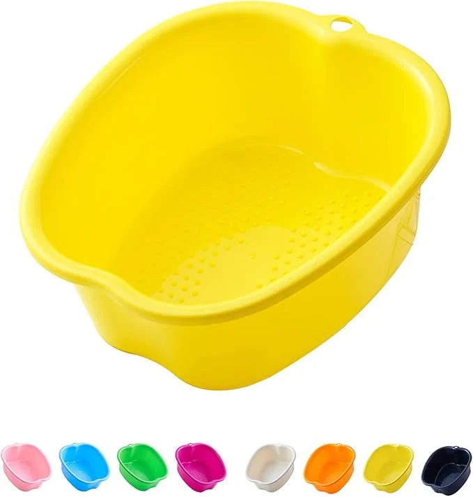Solid AXLOFO® Foot Soaking Bath Basin Large Plastic Foot Soaking Tub Feet Massage Eco-Friendly
