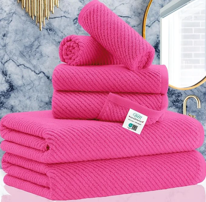 Proven Hot Pink Towels Fine