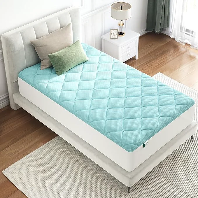 Premium Material Novilla Cooling Mattress Topper Twin Size Mattress Pad with Deep Pocket for 8-21 quot Mattress Soft Mattress Cover for Back Pain Relief 3D 7D Down Bed Topper for Hot Sleepers Sophisticated