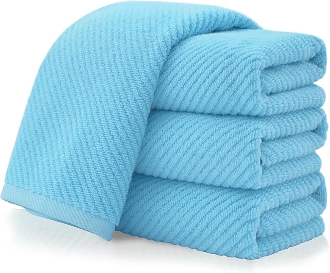 Refined VOOVA MOVAS Hand Towels for Bathroom Set of 4，Large 18 x 28 Original Design