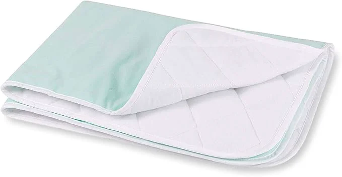 Functional DMI Waterproof Sheet to be Used as a Bed Pad Bed Liner Mattress Protector Pee Pad Furniture Cover or Seat Protector with Quilted Slide Sheet and 4 Layers of Protection Without Straps 28 x 36 Relaxed