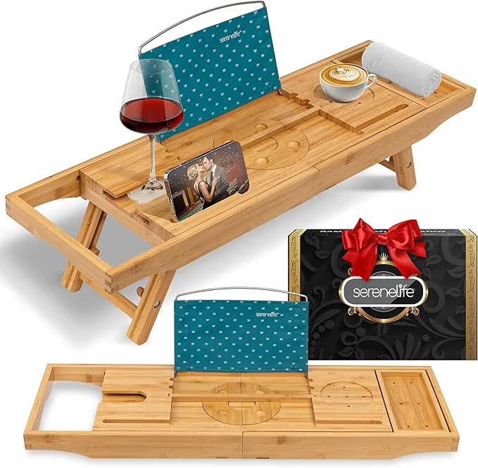 Relaxed SereneLife 2 in 1 Bed and Bath Tray Top-Quality