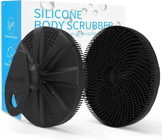 Powerful Silicone Body Scrubber BEAUTAIL Upgrade 3rd Gen Shower Bath Brush Lather Professional