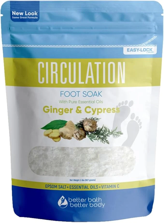 Expertly Made Circulation Foot Soak 32 Ounces Epsom Salt Carefully Designed