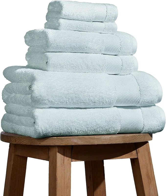 High-Grade BIOWEAVES Organic Cotton 700 GSM Plush 6-Piece Towel Set GOTS Innovative