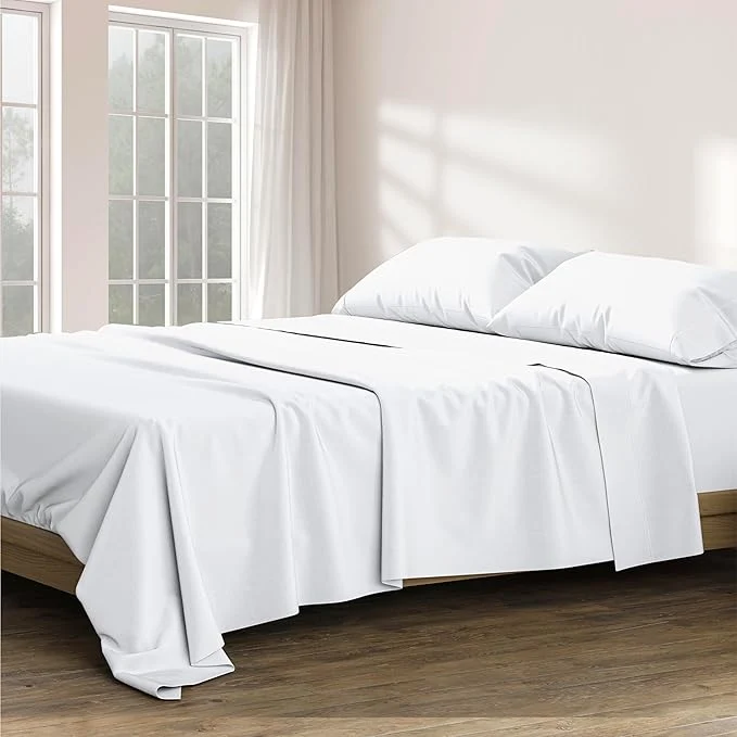Green Ashton Sheets Egyptian Cotton Split King Sheets Sets for Adjustable Bed - Luxury 1200 Thread Count Split Head King Sheets Sets 5 PC White Cooling Sateen Weave 17 quot Deep Pocket Twin XL Sheet Professional