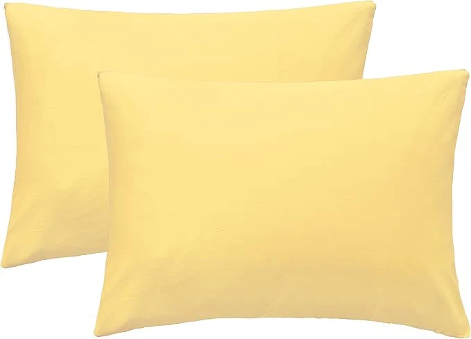 Prestigious iMaylex Soft Egyptian Cotton Zipper Closure Pillowcases Cozy and Lightweight Pillow Case Set of 2 Apricot King 20 quot x 36 quot Comfortable