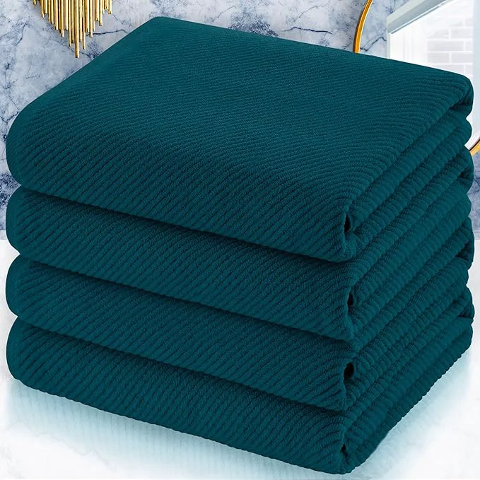 Contemporary VOOVA MOVAS Bath Towels Set of 4 Large 30 x 56 Exclusive