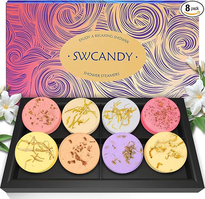 Modern Shower Steamers Aromatherapy SWCANDY 8 Pack Mothers Day Gifts Efficient