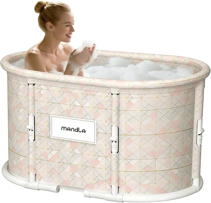 Easy-to-Use Portable Bathtub Foldable Bathtub No Installation standing Shower Bathtubs Contemporary