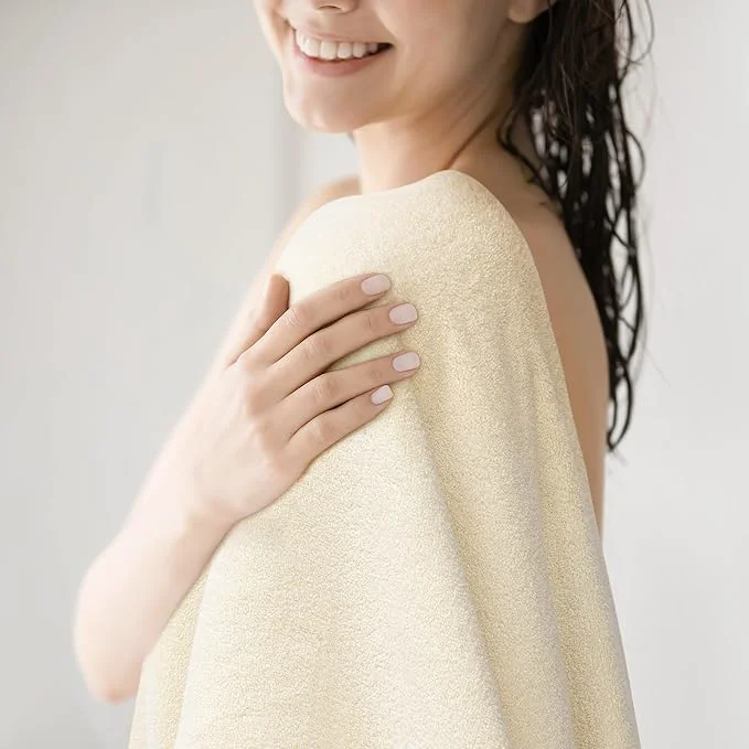 Contemporary Alusa Home Ultra Soft Plush Viscose from Bamboo Bath Towels Elegant