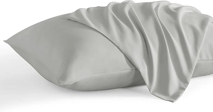 Superior NTBAY Standard Pillow Cases Set of 2 2 Pack Brushed Microfiber 20x26 Pillow Cases Soft Wrinkle Fade Stain Resistant Light Grey Pillow Cases with Envelope Closure 20x26 Inches Light Grey Official