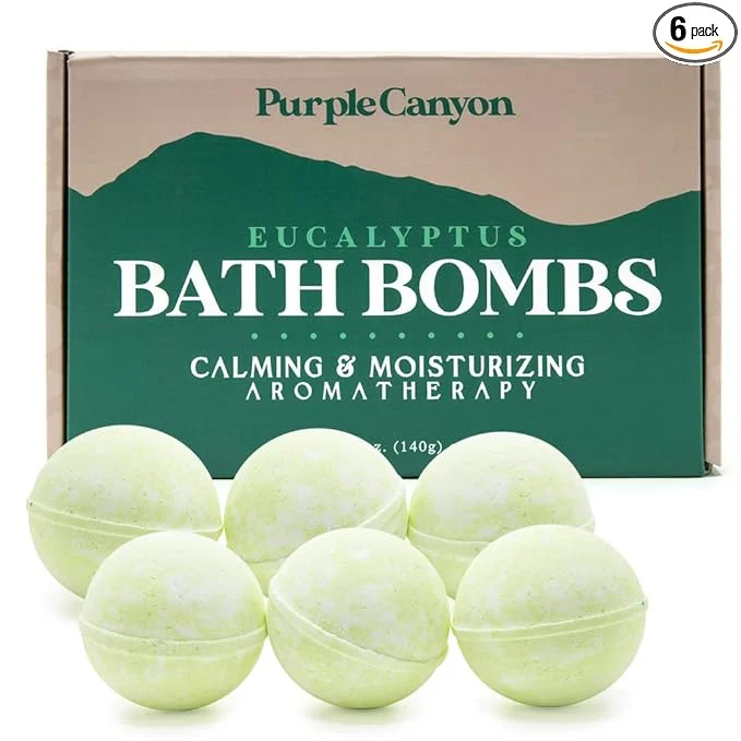 Pure Purple Canyon Eucalyptus Bath Bombs Functional