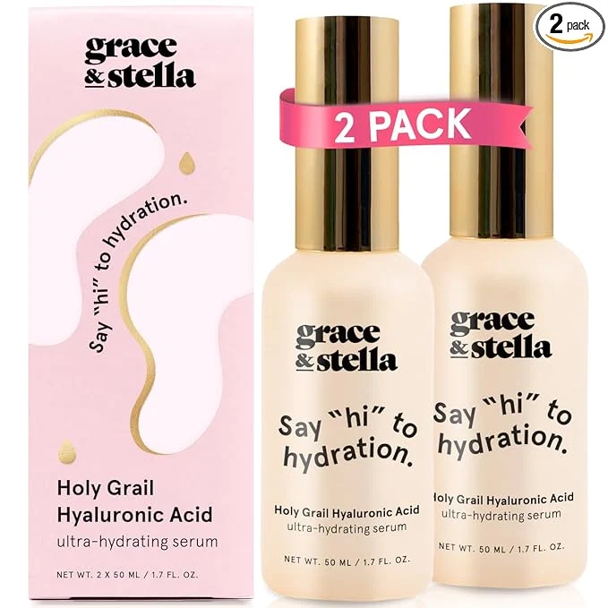 Minimalist grace stella Award Winning Hyaluronic Acid Face Serum Removes Fine Lines Secure
