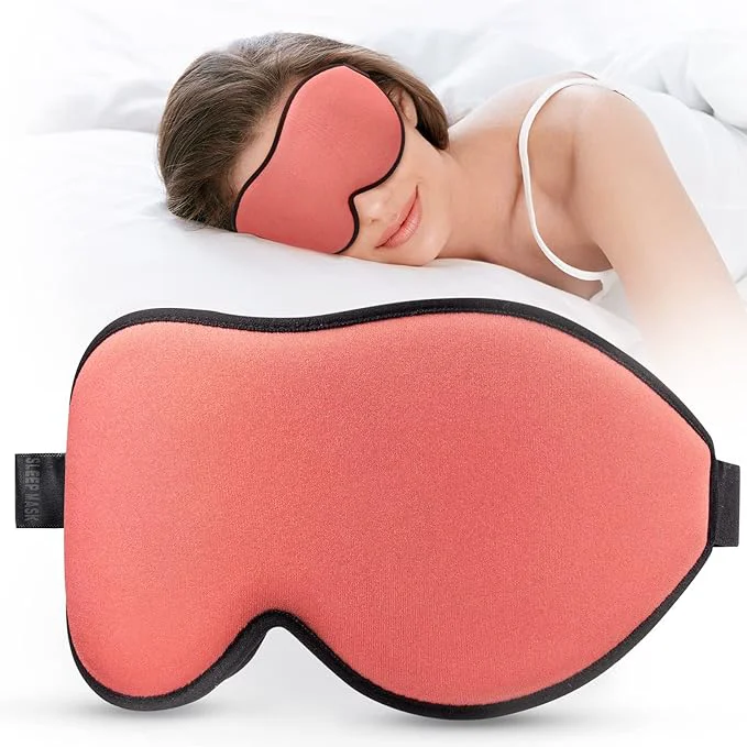 Smooth LitBear Sleep Masks for Women Sleep Eye Mask for Sleeping Comfortable Night High-End