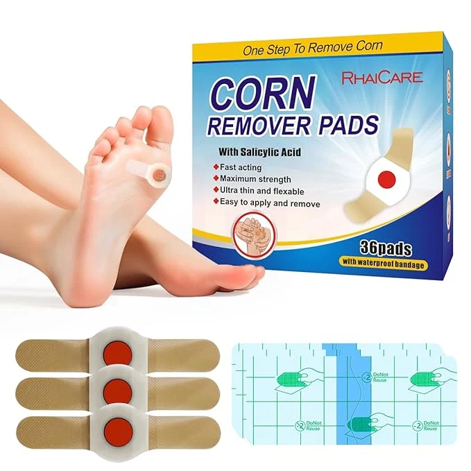 Original Design Corn removers for Toes feet Bottom of Foot Corn Remover Corn Pads Callus Flexible