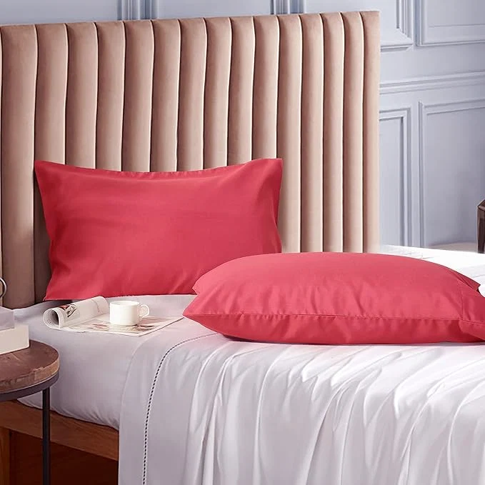 Next-Generation Evolive Ultra Soft Brushed Microfiber Standard Size 20 quot x30 quot Pillowcases Pair Set of 2 with Envelope Closure 20 quot x30 quot Standard Fuchisa Red Functional