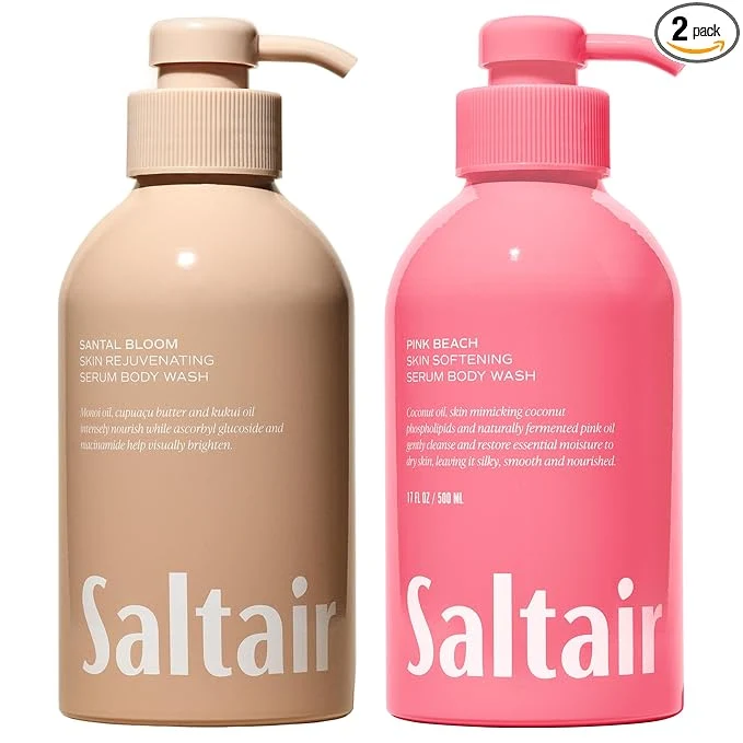 Versatile Saltair Body Wash Signature Scents 2-Pack. Moisturizing Body Cleanser High-End