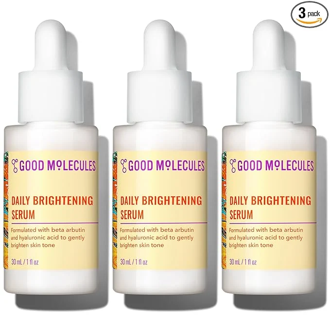 Recyclable Good Molecules Daily Brightening Serum Pack 3 – 1 fl oz 30 ml Each Certified
