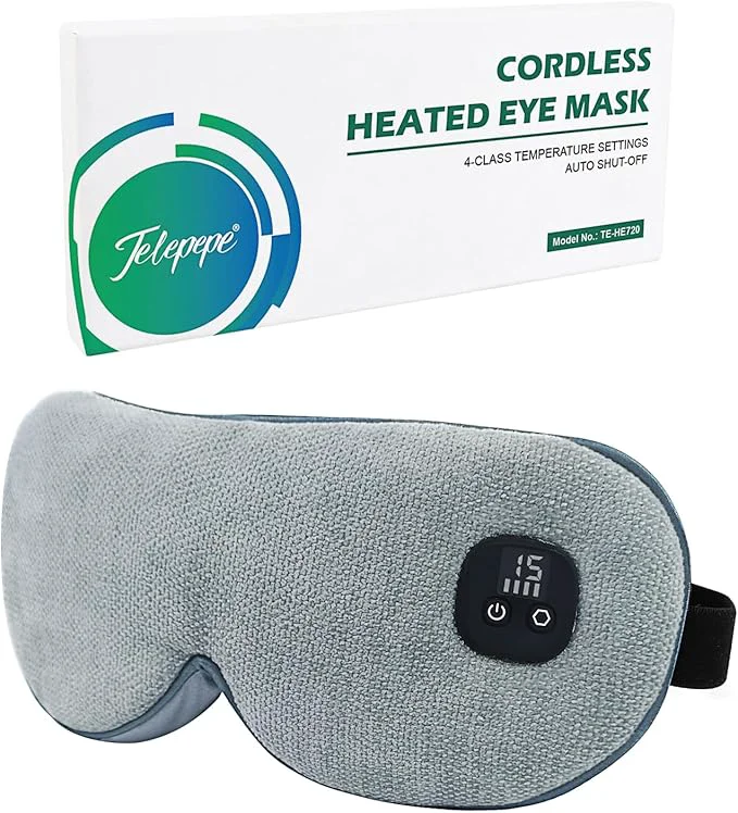 Dependable Heated Eye Mask for Dry Eyes Cordless Warm Eye Compress Sophisticated
