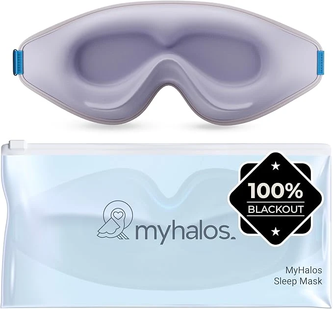 Breathable MyHalos® Sleep Mask – 3D Blackout Eye Mask Contemporary