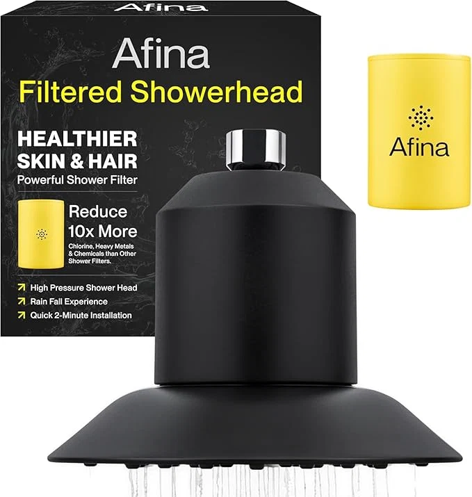 Clean Afina Filtered Shower Head Shower Filter Casual