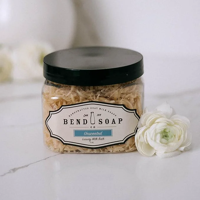 Premium Bend Soap Company Goat Milk Bath Soak Unscented Fragrance- Gentle Bath Modern