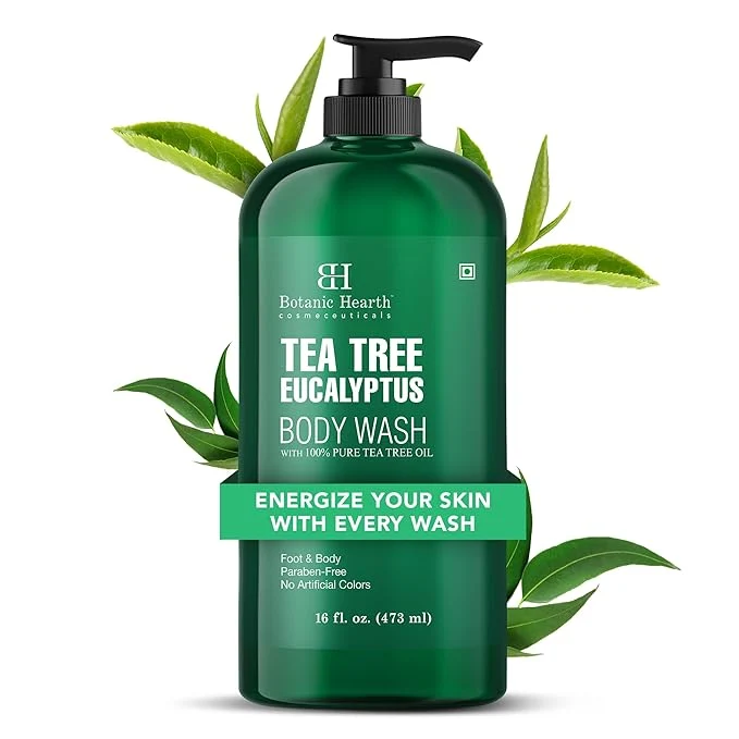 Enhanced Botanic Hearth Eucalyptus Tea Tree Body Wash – Refreshing Invigorating Healthy