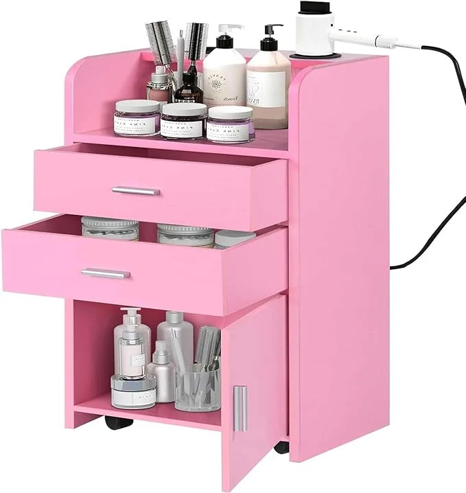 High-Performance 4ever2buy Salon Station for Hair Stylist Salon Trolley Cart User-Friendly