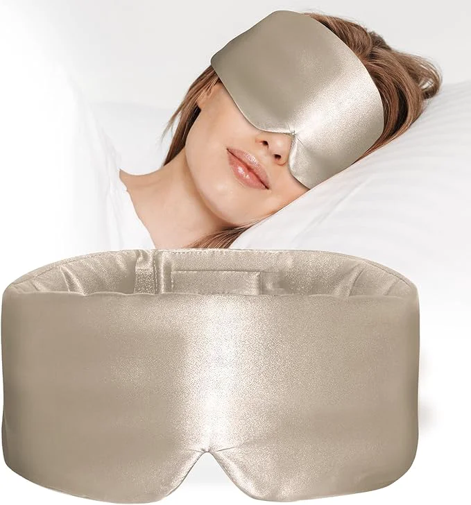World-Class Mulberry Silk Sleep Mask Large Eye Cover Advanced