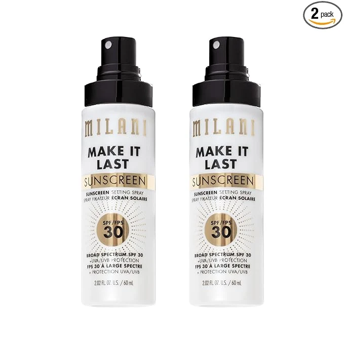 Safe Milani Sunscreen Setting Spray Primer Make It Last Sunscreen Exclusive
