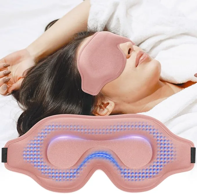 Superior Sleep Eye Mask for Men Women Weighted Sleeping Mask for Side Sleeper Travel Long-Lasting