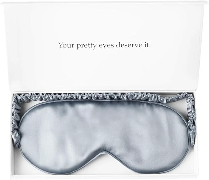 High-End Silk Sleep Mask Light Blocking Luxury 19mm Silk Eye Mask Mulberry Eye Effective