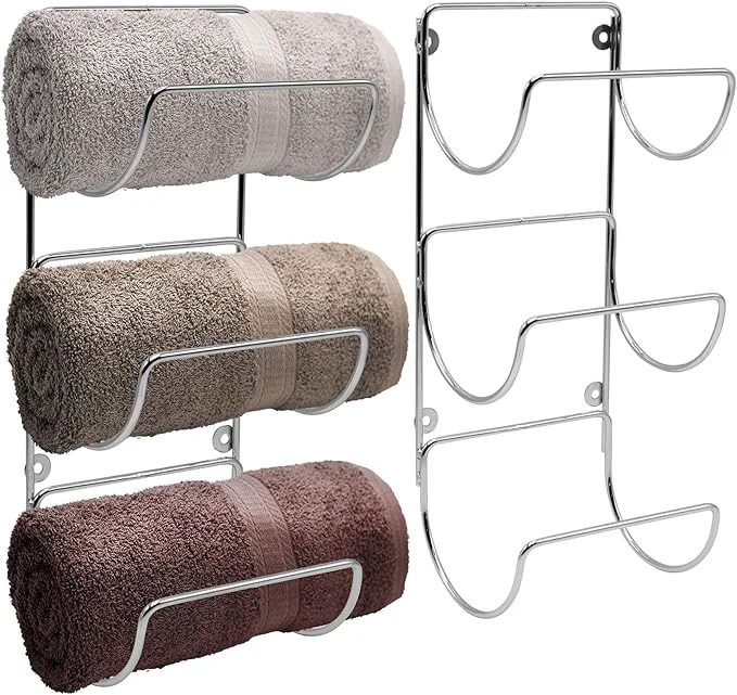 Pure Sorbus Towel Holder for Bathroom Wall Flexible