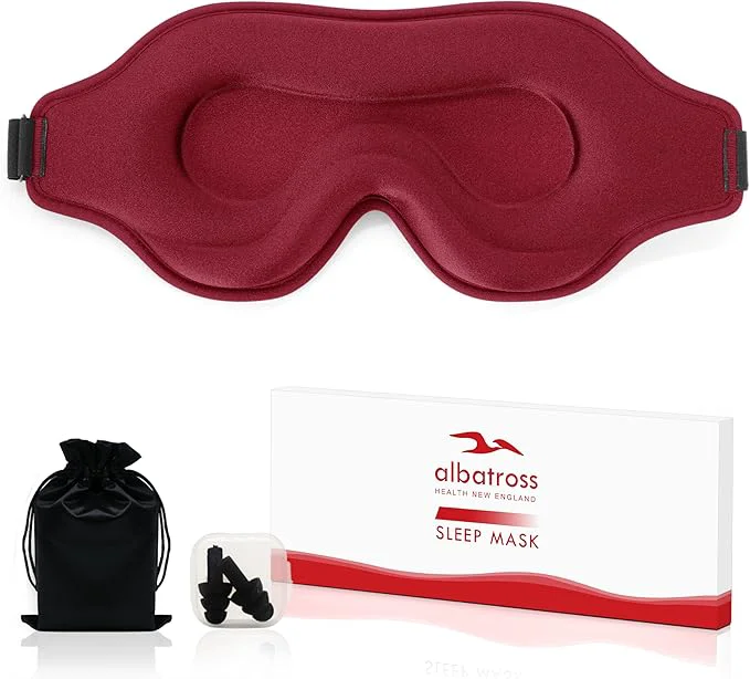 Original Sleep Eye Mask for Men Women Sleeping Mask for Side Sleeper Travel Blackout Powerful