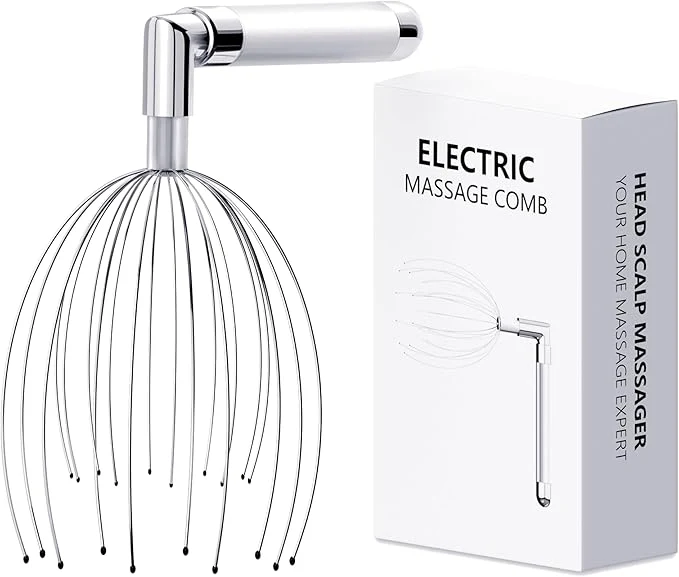 Refined Head Massager Scalp Vibrating Electric Scalp Massagers Battery Powered Head Artisan