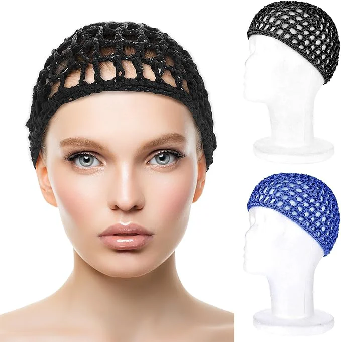 Contemporary WLLHYF Wig Cap Thick Long Hair Caps Adjustable Net Mesh Braided Weaving Making Green