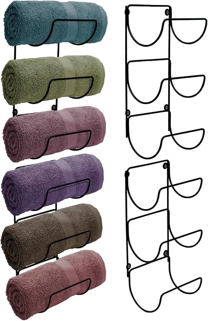 Safe Sorbus Towel Holder for Bathroom Wall Premium