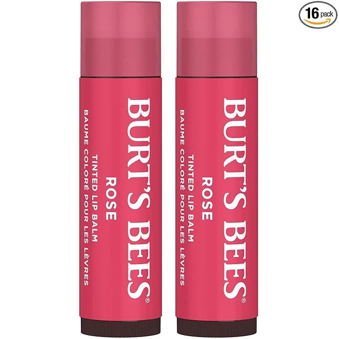 Modern Burt's Bees Lip Tint Balm with Long Lasting 2 in 1 Duo Tinted Balm Formula Green