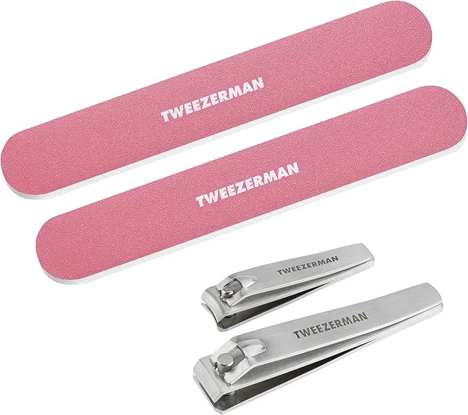 Refined Tweezerman Tea Rose Nail Kit Expertly Made