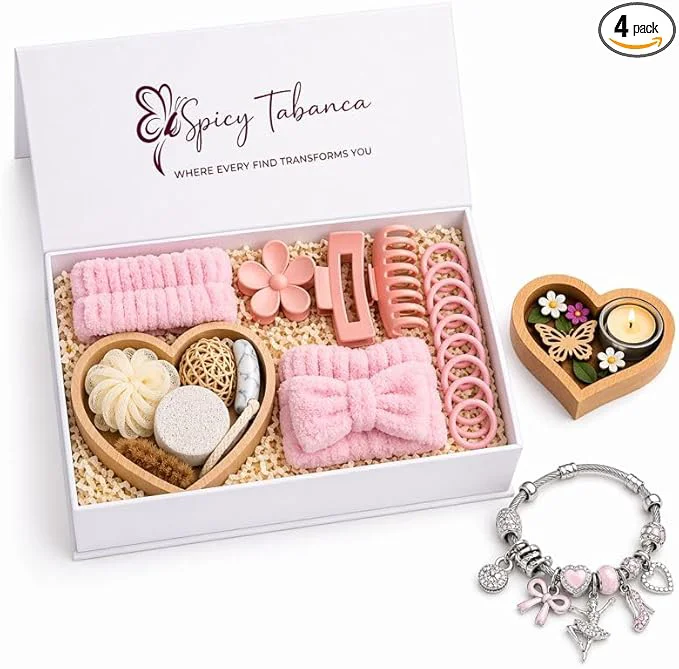 Premium Material 25-Piece Spa Gift Set for Women Mother s Day Gift for Mom Self Care Versatile